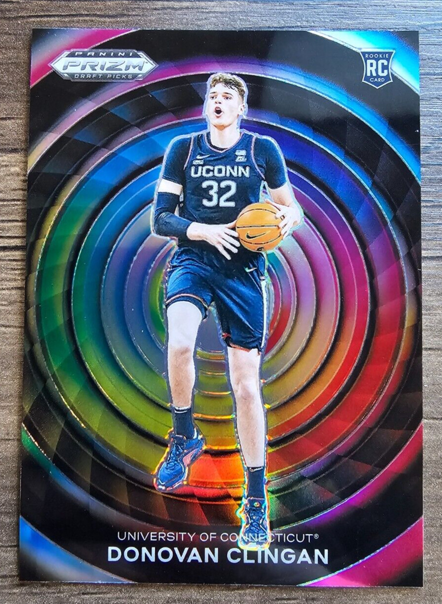 2024 Panini Prizm Draft Picks No. 4 - Donovan Clingan Rookie Color Wheel SSP