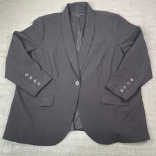 Universal Standard Blazer Women Xlp Rio Wool One Button Career Academia Business