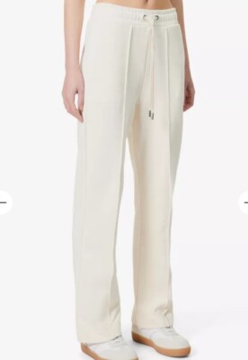 Weekend Max Mara Domino Joggers 14 Long Trousers Ivory Pants - NEW - RRP £175