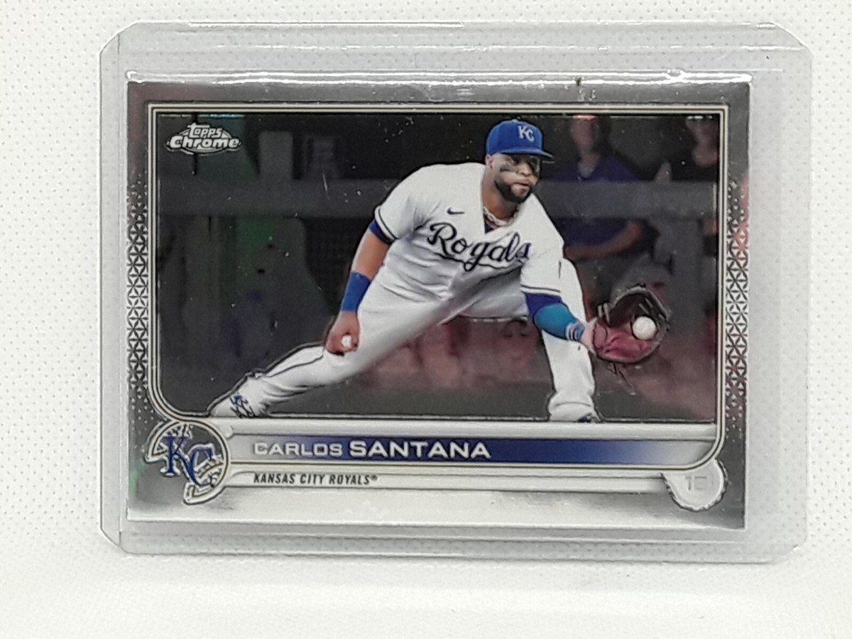 Carlos Santana 2022 Topps Chrome Baseball #143 Kansas City