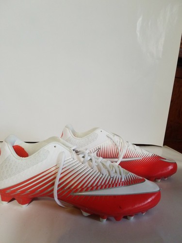 DS Nike Vapor Speed 2 TD CF Mens White Orange Football Cleats Size 14 - Picture 4 of 6