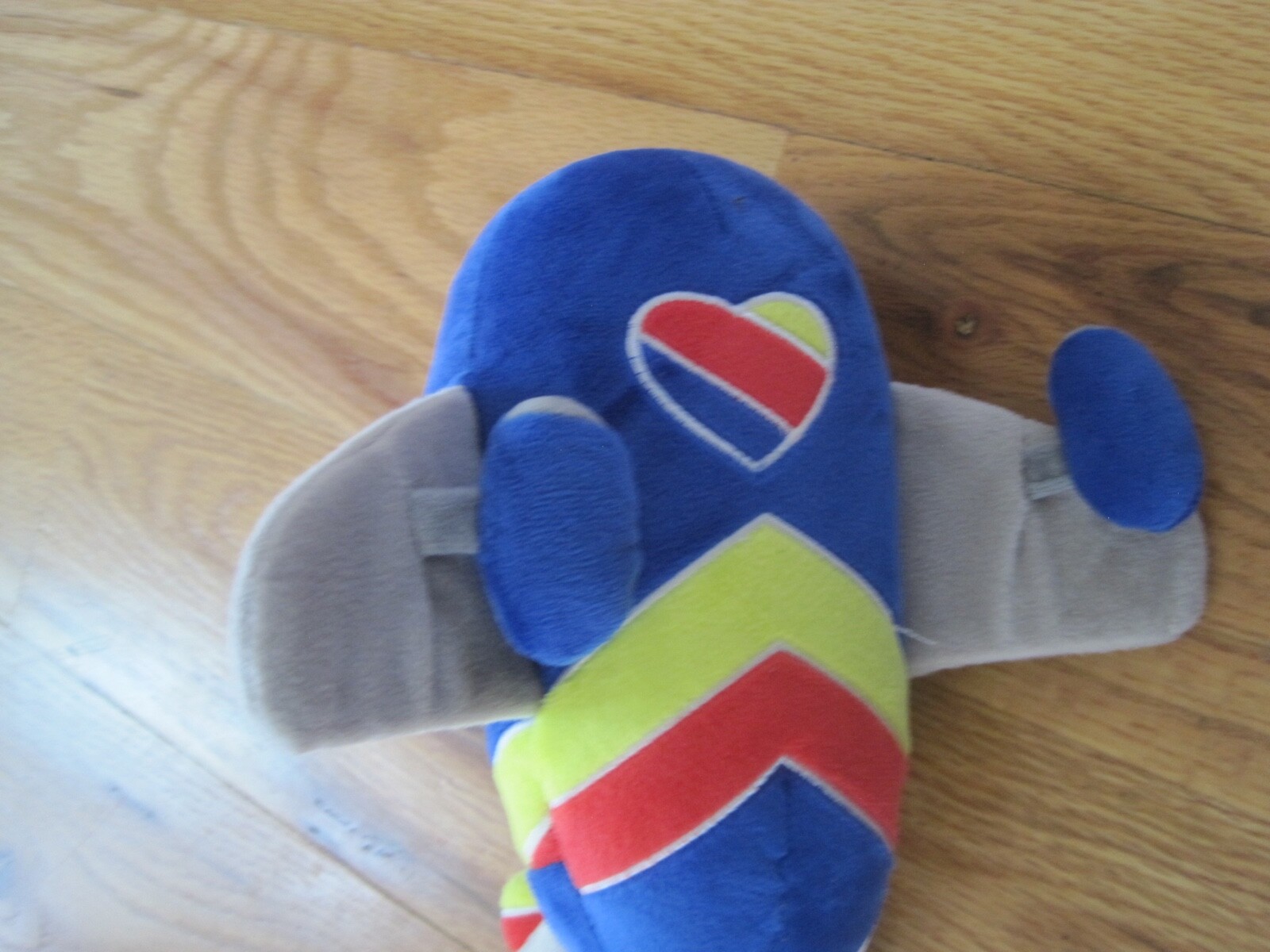 Southwest Plush Airplane Toy Plan By Baron 9" x 8 1/4"