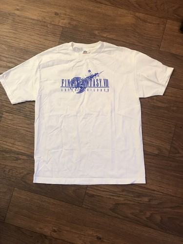Camicia Promozionale Final Fantasy VII 7 Advent Bambini Bianca Taglia L'05