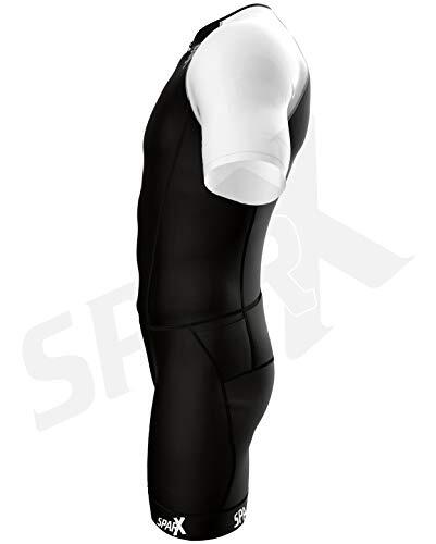 Tri Gear Sparx En Elite Aero Short Sleeve Triathlon Suit Skinsuit Tea Tri Suit Ironman Tri Suit