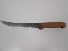 VICTORINOX R.H. FORSCHNER 10" BUTCHER KNIFE 402-10 HICKORY HANDLE SWITZERLAND