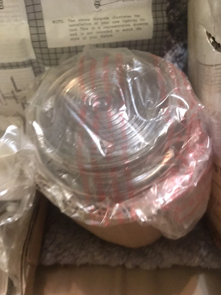 Design House 500181 Jelly Jar 1-Light Outdoor Mount Ceiling Light Downlight! - Image 4 of 4