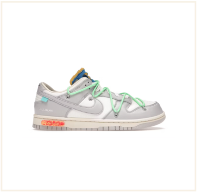 Off-White x Nike Dunk Low White Seafoam Lot 26 | eBay UK