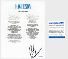 Jade Eagleson 'Still Gonna Be You' Signed Lyric Sheet Country Singer ACOA