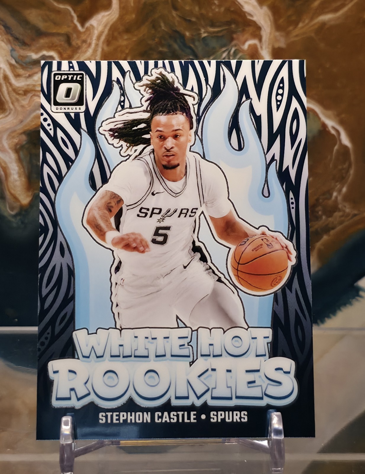 2024-25 Panini Donruss Optic Stephon Castle White Hot Rookies (RC) #6