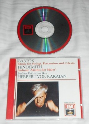 BARTOK - HINDEMITH: Mathis de Maler - Celesta Music CD 1988 EMI