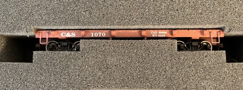 Bachmann Spectrum On30 Colorado & Southern Wood vagone treno piatto C&S #27323 - Foto 2 di 8