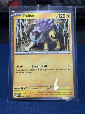 Raikou 048/132 (Cosmos Holo) Rare Mega Evolution Pokemon Near Mint