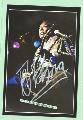 Found PHOTO King of the Blues Singer & Guitar Legend BB KING