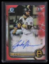 2022 Bowman Chrome #CPA-JH Jack Herman Prospect Auto Orange /25