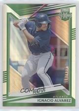 2022 Panini Elite Extra Edition Status Green /499 Nacho Alvarez Jr Ignacio 7m3