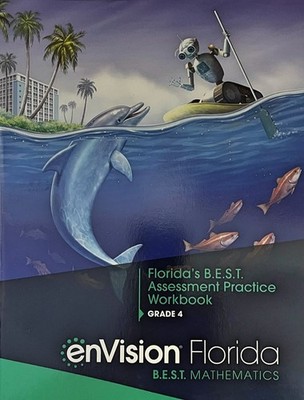 Grade 4 Envision Math Assessment Practice Workbook Florida B.E.S.T 2023 BEST