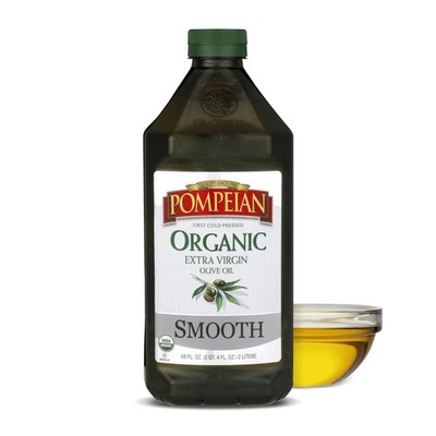 Organic Smooth EVOO, First Cold Pressed, 68 Fluid Ounces