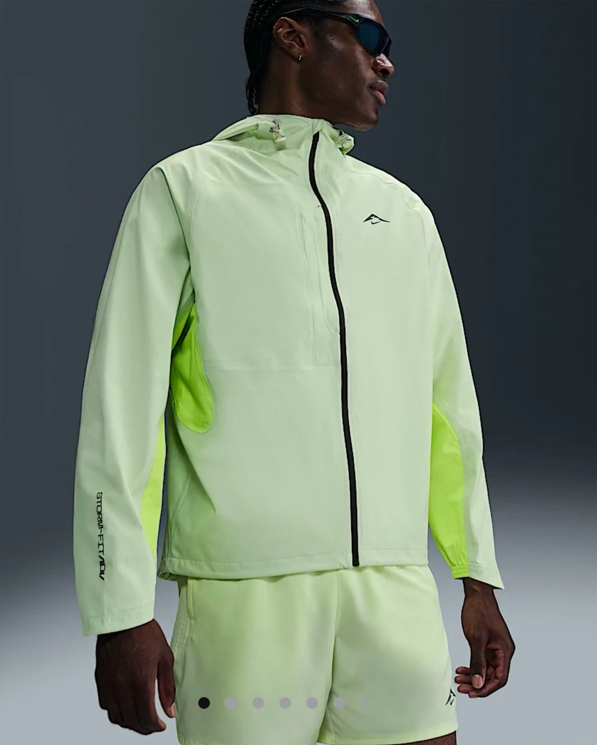Nike Cosmic Peaks Storm-Fit ADV Trail Running Jacket FZ1084-701 Mens L New £230