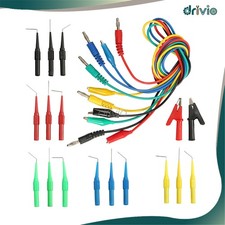 22Pcs Identified Probe Back Probe Kit Multimeter Test Leads Tool For Automotive
