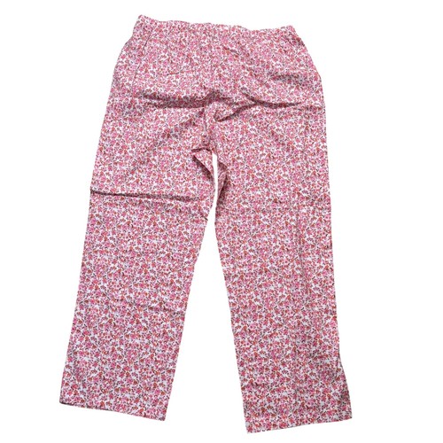 Gap Body Women's Pink Floral 100% Cotton Poplin Pajama Pants Loungewear Size L - Picture 2 of 11