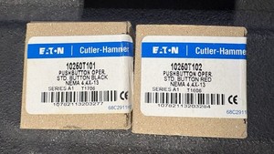 Eaton CH 10250T101 & 102 Black/Red Standard Pushbutton SerA1, NEMA 4, 4X-13