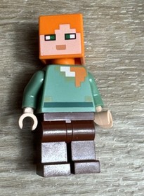 Lot of 5 LEGO Minecraft 21114 STEVE Alex Zombies Zombie Minifigure