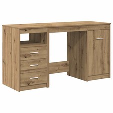 Desk Computer Table Workstation Writing Working Desk Engineered Wood vidaXL