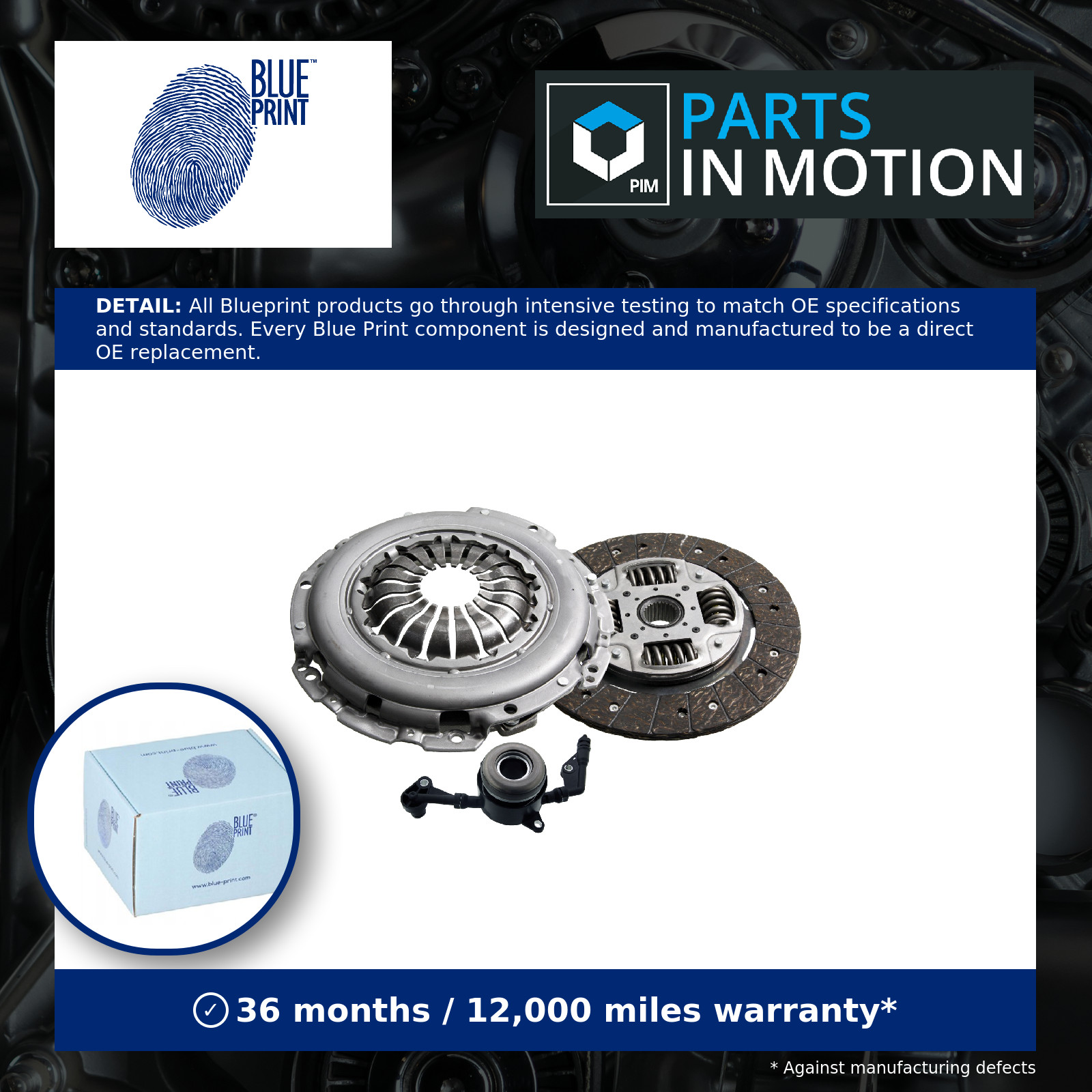Blueprint Clutch Kit 240mm Diameter Fits VW Crafter 30-35 Crafter 30-50 - Image 6