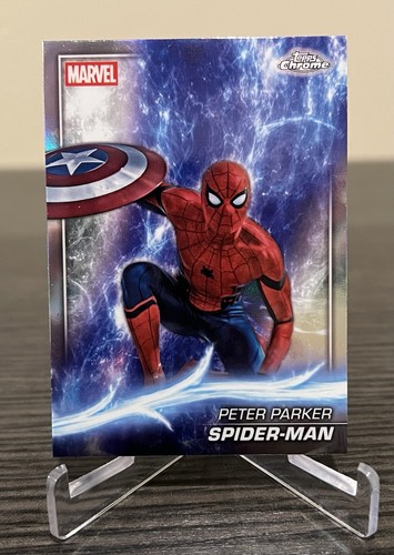 2025 Topps Chrome Marvel Studios Peter Parker Spider-Man Refractor