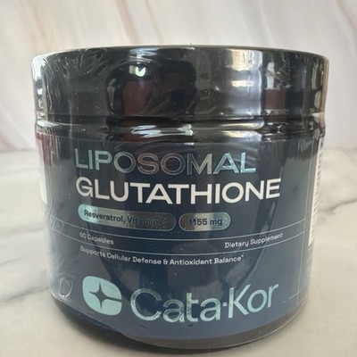 CataKor Liposomal Glutathione w/ Resveratrol & Vitamin C 60 Capsules GMP