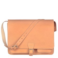 Ruitertassen Umhängetasche Leder Posttasche Messenger Lehrertasche Tasche natur