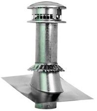 Gas Vent Termination Kit, Round, Type B, 3-In., 4-Pc. - 183600