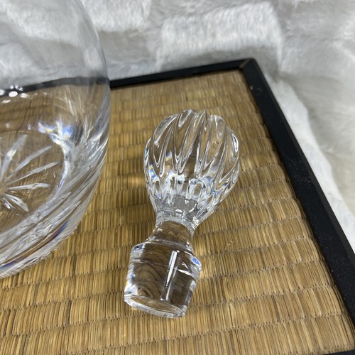 Decanter cristallo vintage 12” T 6” W 4 libbre bellissimo pezzo - Foto 5 di 10