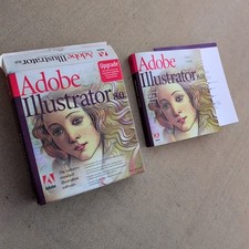 Adobe Illustrator 8.0 Box And Manual Only NO CD