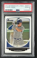 AARON JUDGE PSA 10 2013 BOWMAN DRAFT PICKS & PROSPECTS #BDPP19 YANKEES RC 9697