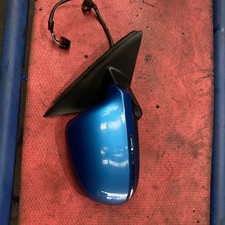 AUDI Q3 8U WING MIRROR♻️ POWER FOLDING RIGHT DRIVER SIDE IN BLUE 2016