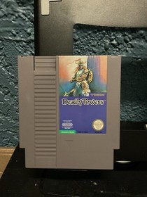 Deadly Towers (Nintendo NES 1987) Authentic Cartridge + Original Box No Manual
