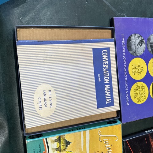 French & Italian Chinese Swedish Language Courses (Italian Missing Book) Lp Box - Picture 8 of 9