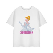 Image of Cinderella Girls Cotton Short-Sleeved T-Shirt NS9885