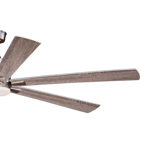 Wheelock 1-Light Ceiling Fan in Contemporary Style 15.75 Inches Tall and 72 - Picture 4 of 10