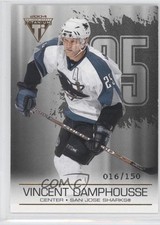 2003 Pacific Private Stock Titanium Hobby Jersey Number Vincent Damphousse 0c3