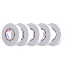 ADHES Electrical Tape White Electric Tape PVC Tape Heat Resistant Tape 0.75inch
