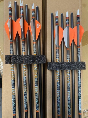 Victory Archery DSVFS-350FQ-6 Decimator Arrow - Orange (6 Pack