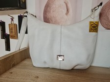 Echtes Leder Weiße Tasche