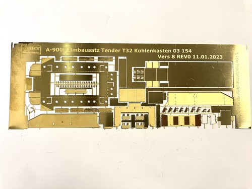 Adler A-9009 Kohlebunkerbausatz Nietentender T32 Epoche 2-4 BR 01 BR 03 BR 44 | Condition: Gebraucht