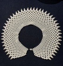 Vintage Faux Pearl Collar..lg. 10 Across