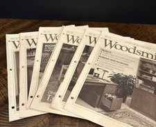 Lot of 7- Woodsmith Magazines "Notes from the Shop" 62-67, Released 89-90 VTG