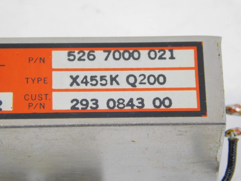 Collins 526-7000-021 X455K-Q200 200Hz Crystal CW Filter (good condition) - Image 2 of 4