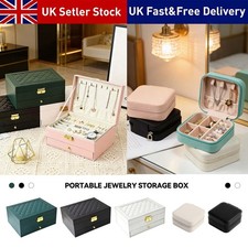 3 Layer Jewelry Storage Box Large Capacity Jewelry Organizer Box Ring Box Gift