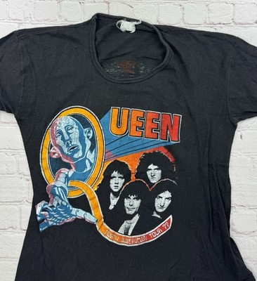 ビンテージ QUEEN アメリカツアー1982 七分袖カットソー 1977 VINTAGE 70s QUEEN (THE BAND) NORTH AMERICAN TOUR CONCERT T